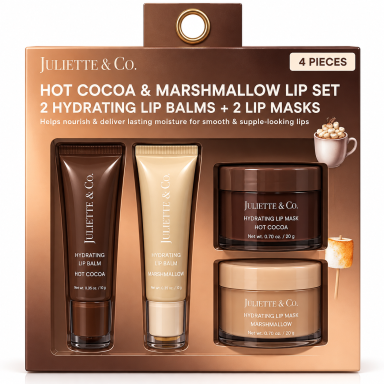 Hot Cocoa and Marshmallow Lip Set
