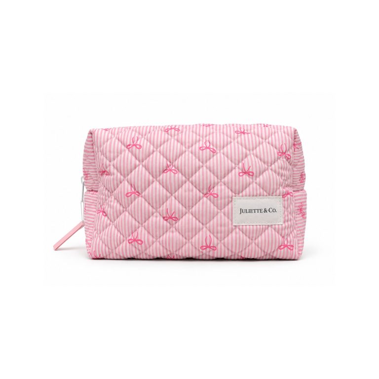 Pink Bow Pouch